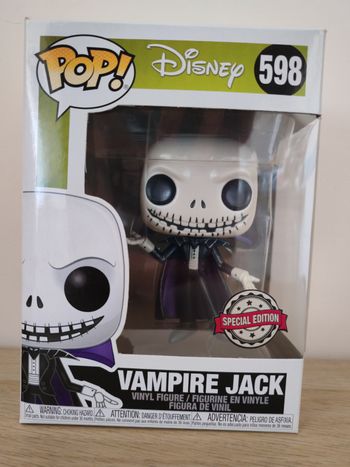 Funko pop Jack Skellington vampire mettalic
