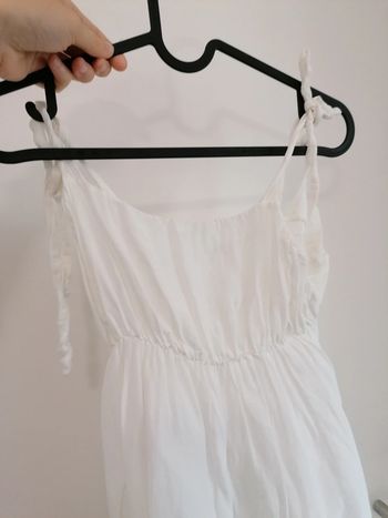 Robe mi longue blanche S
