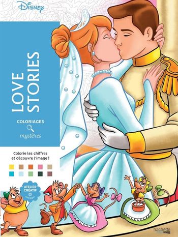 Coloriage mystère  love story