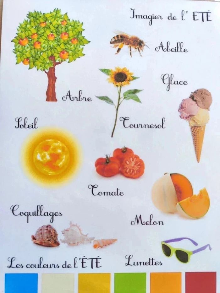 Imagier de l'été A4 - photo numéro 2