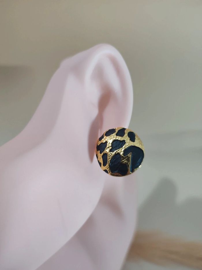 Boucles d'oreilles léopard - photo numéro 2