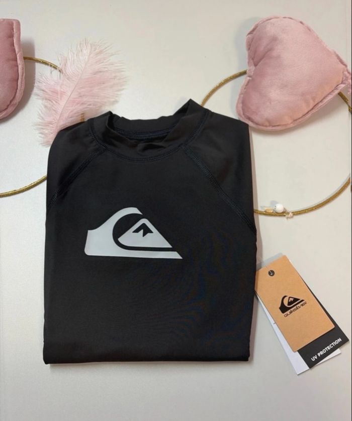 T-shirt uv garçon - neuf - Quiksilver - Taille 10 ans - photo numéro 2