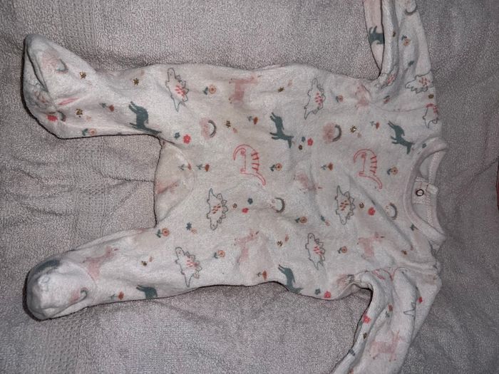 Lot de 7 pyjamas bébé fille 1 mois - photo numéro 5