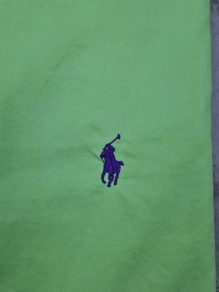 Chemise manches longues Ralph Lauren verte, L Hommes - photo numéro 3