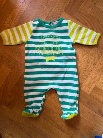 Pyjama DPAM 1 mois Petit monsieur