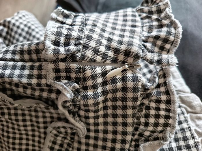 Pantalon pied de poule noir et blanc shein - Taille S 36 - photo numéro 5