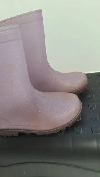 Bottes pailletées  plastique taille 27 pluie