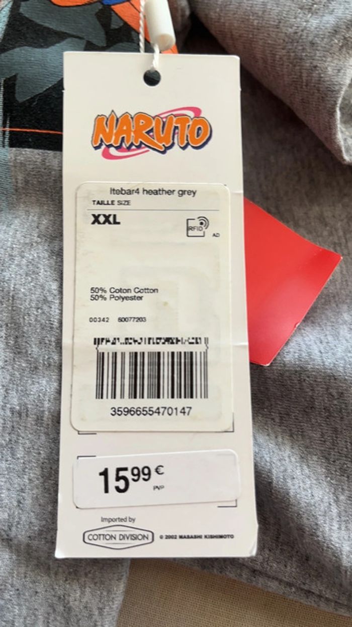 TEE shirt naruto - photo numéro 7