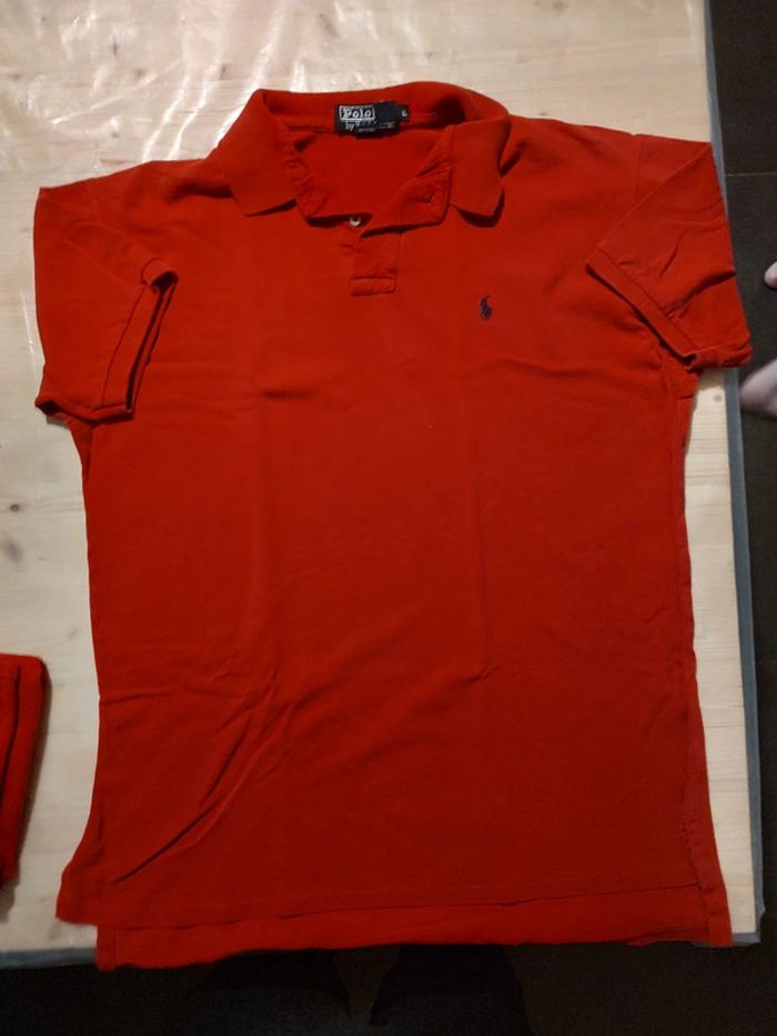 Polo rouge ralph lauren taille L