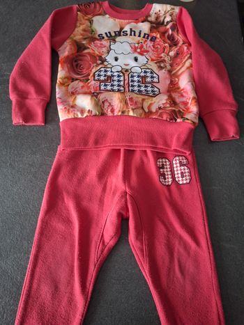 Ensemble jogging sweat fille