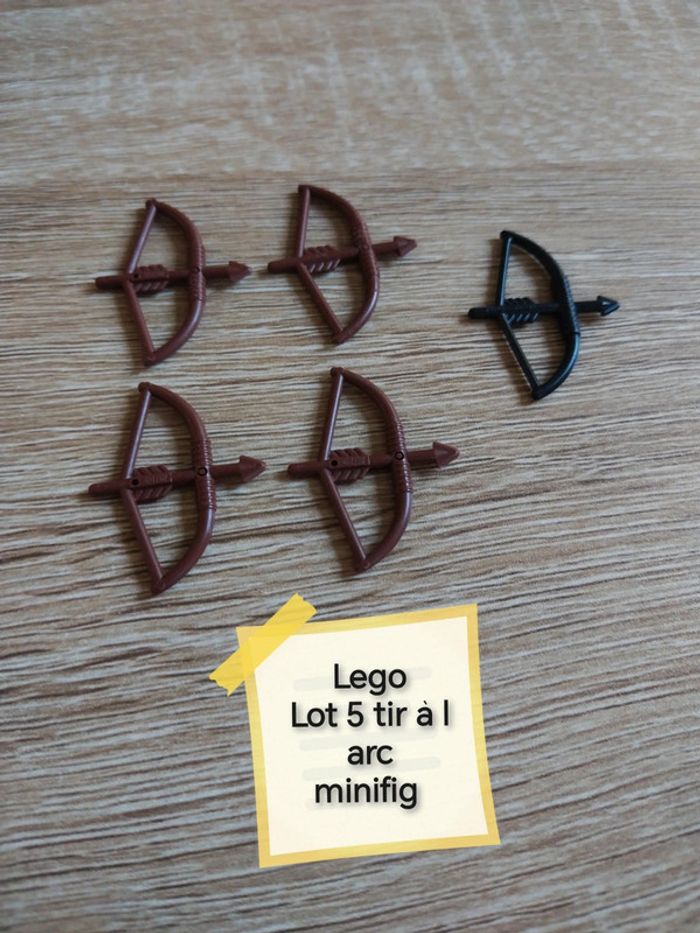 Lego lot 5 tir à l arc minifig