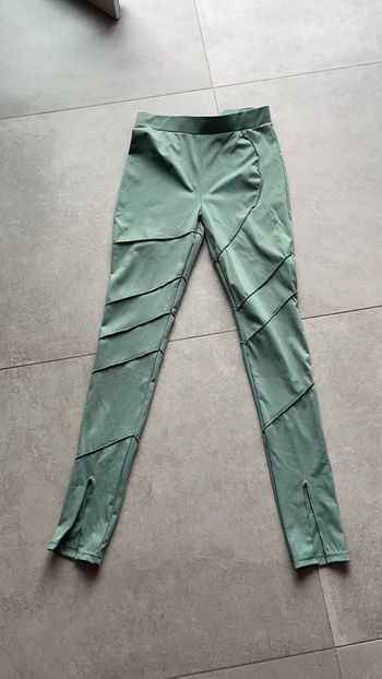 Legging original habillé vert