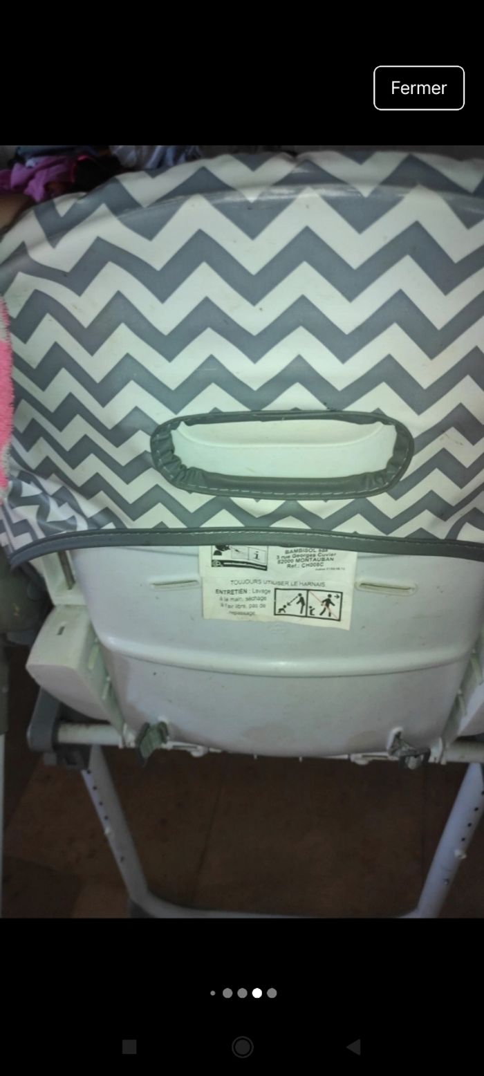 Chaise haute pas envoie via mondial Relay trop volumineux - photo numéro 3