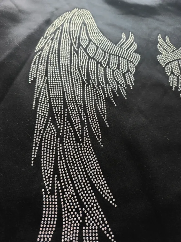 Sweat noir aimes d ange - photo numéro 3