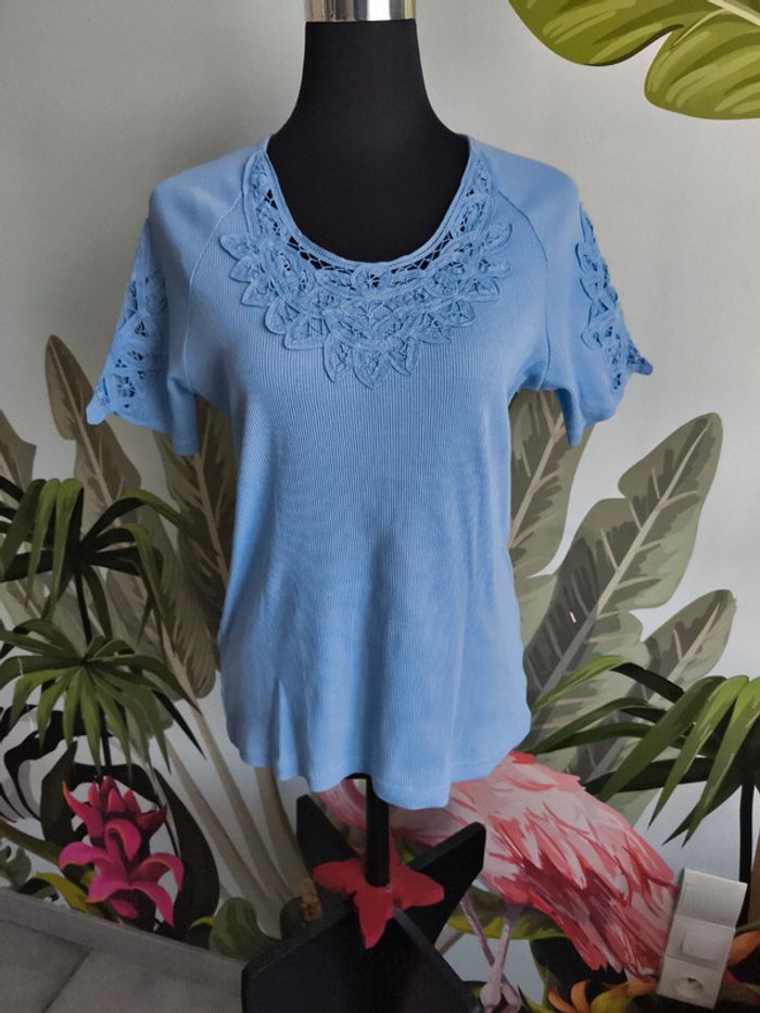 T-shirt Damart 42/44 bleu