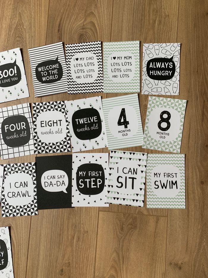 Lot de cartes pour photos bébé - photo numéro 2