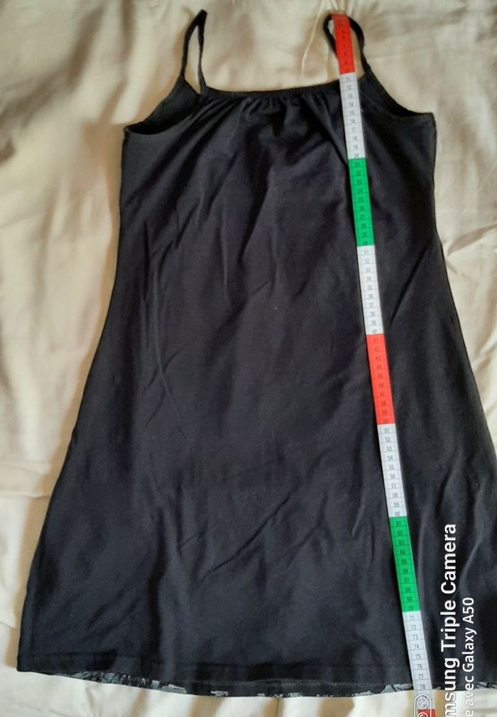 Robe noire motif - photo numéro 5