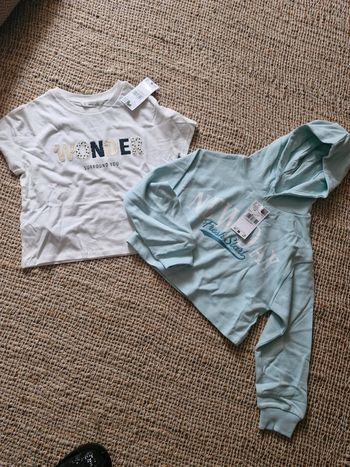 Sweat court et tshirt