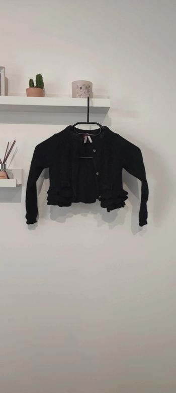 Gilet boléro noir