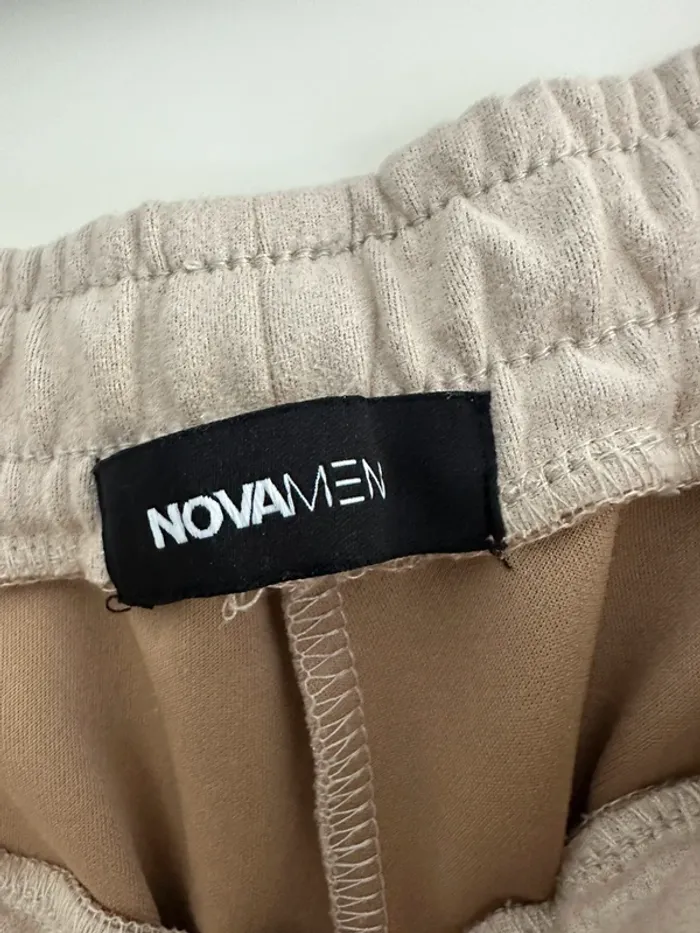 Pantalon joggers beige casual homme Fashion Nova taille L - photo numéro 2