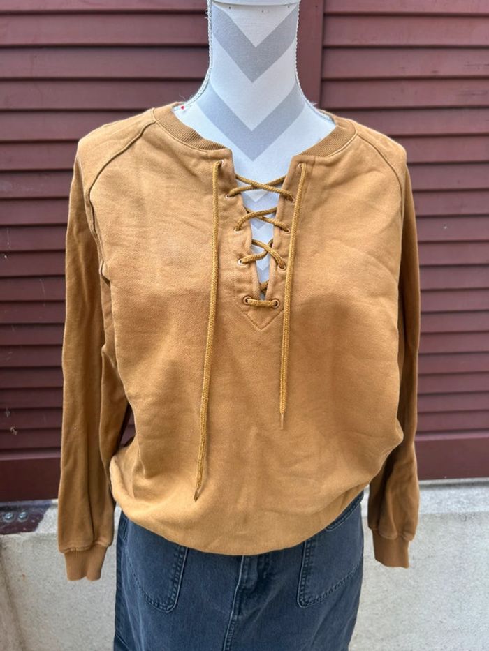 Sweat la redoute Camel L