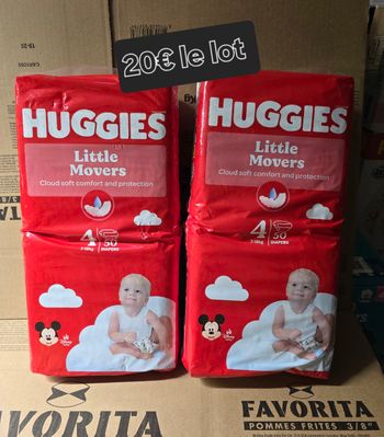 Couches Huggies T4 x100