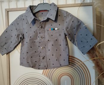 👶 Little Monster Chemise Garçon 3 mois Neuf