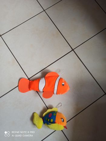 Lot de 2 peluches Nemo