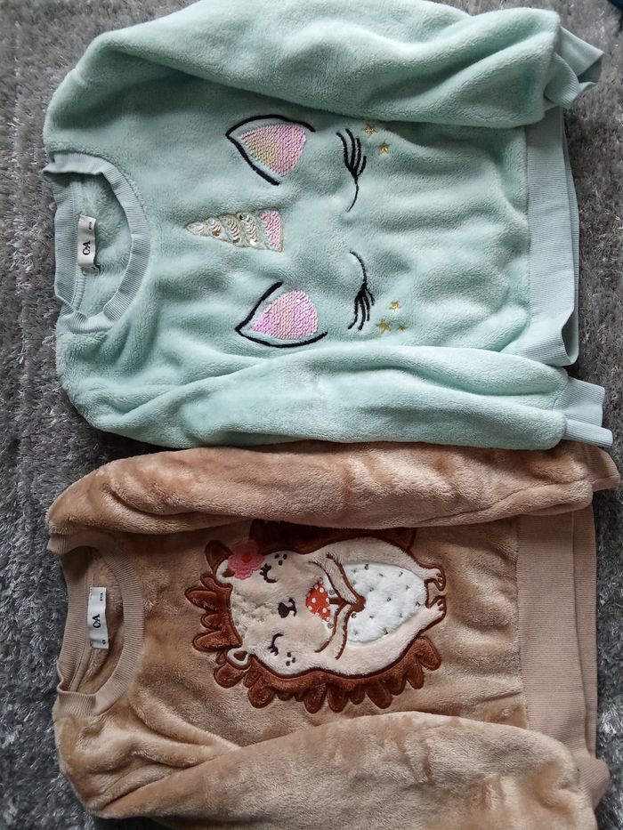 Sweats  doux  manche  longues fille 8ans - photo numéro 2