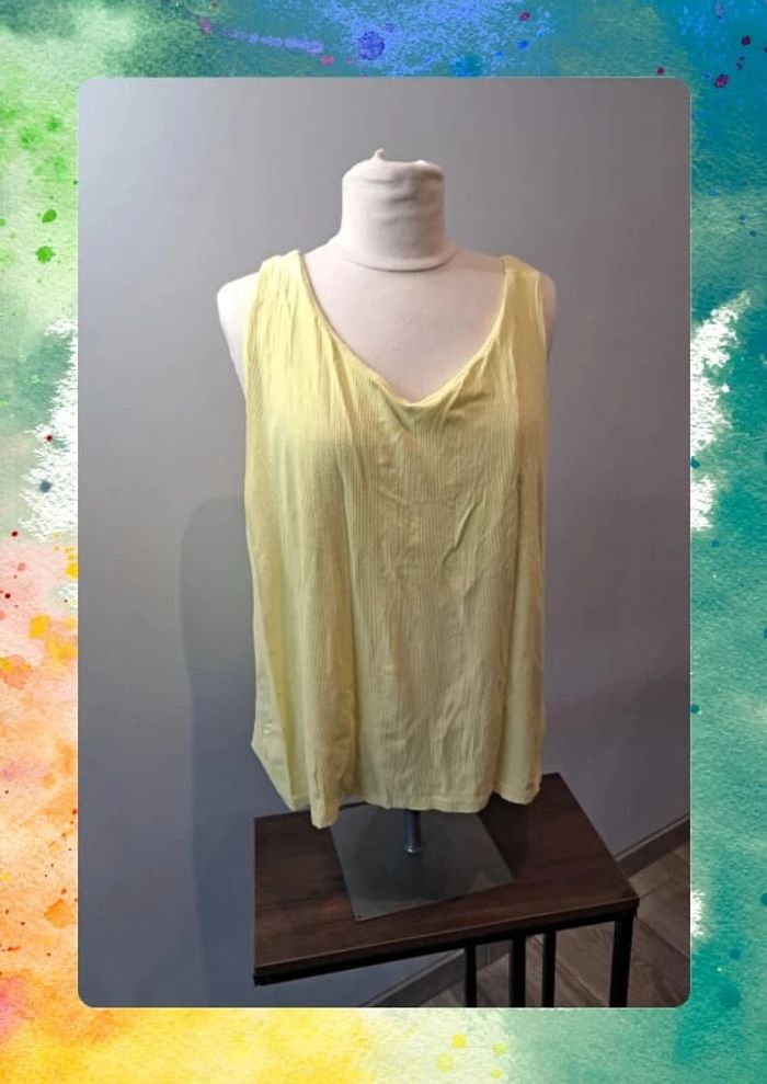 Débardeur xl jaune - photo numéro 4