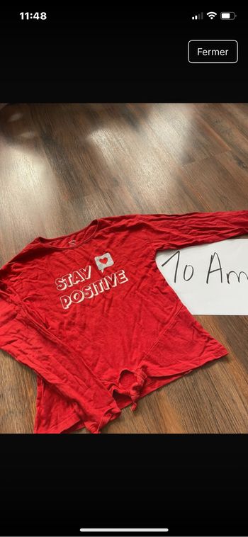 T-shirt LM rouge