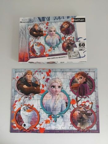 PUZZLE Reine des Neiges FROZEN 60 Pièces 6 ans Complet