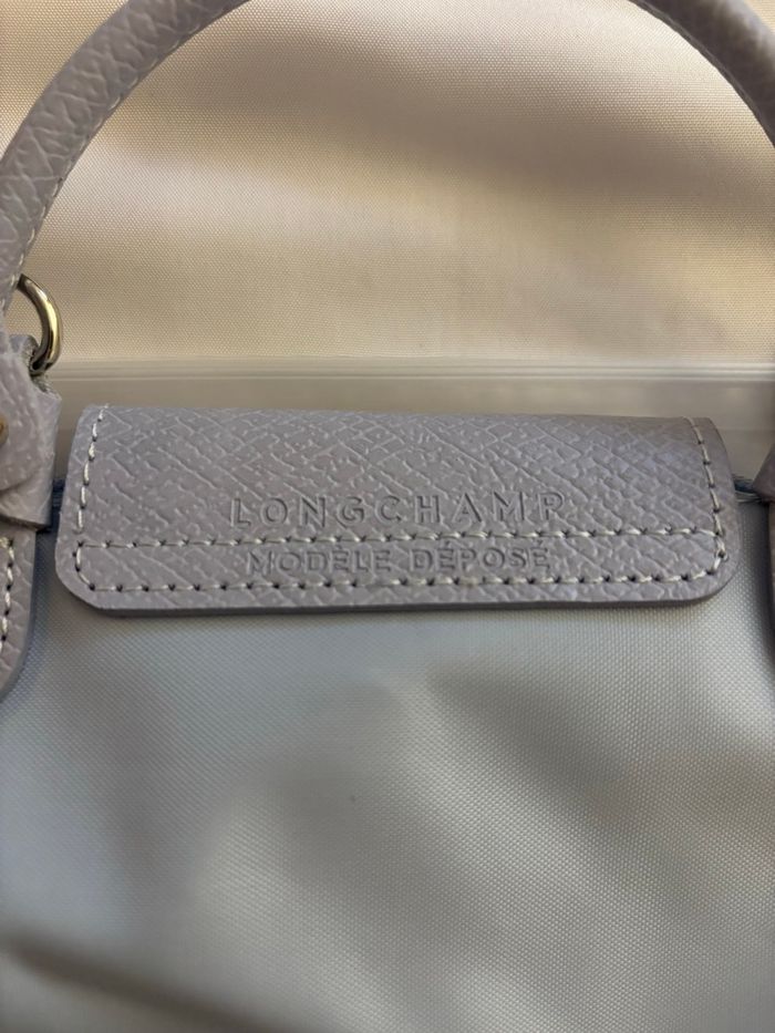 Mini sac Longchamp couleur Turquoise - photo numéro 3