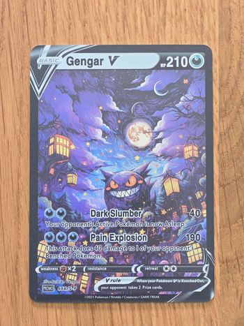 Gengar ectoplasma V starry night promo art