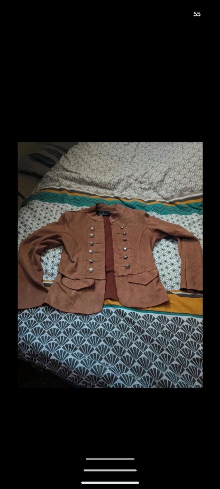 Veste suédine