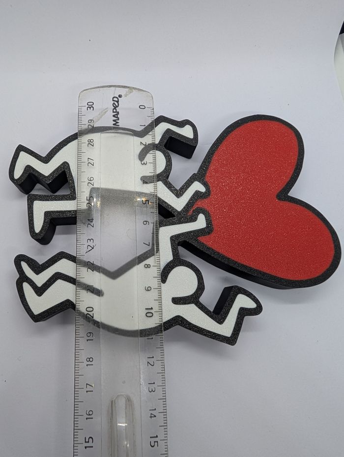 Keith Haring love coeur figure - photo numéro 5