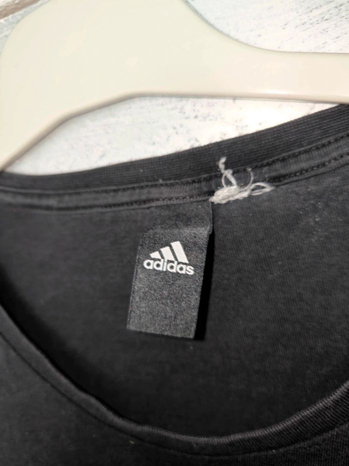 Tee shirt adidas noir et or taille M - photo numéro 3