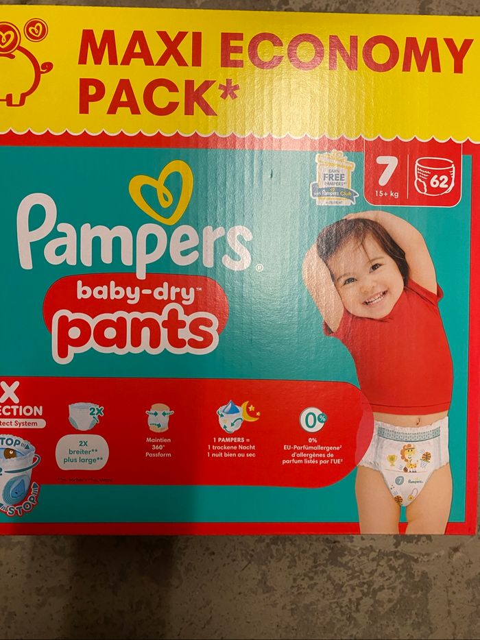 Pampers pants taille 7