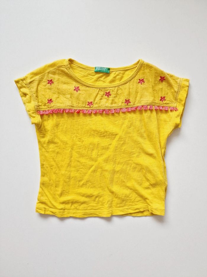 United Colors of Benetton - Tee-shirt manches courtes - Jaune (2 ans)