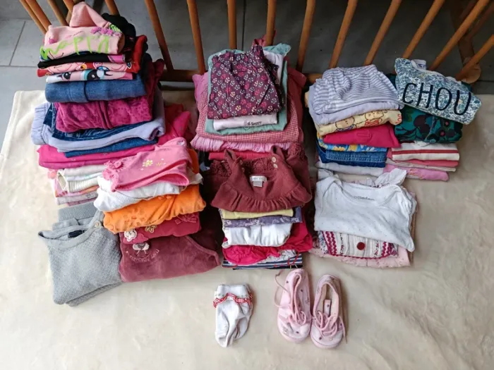 Lots vêtements bébé fille