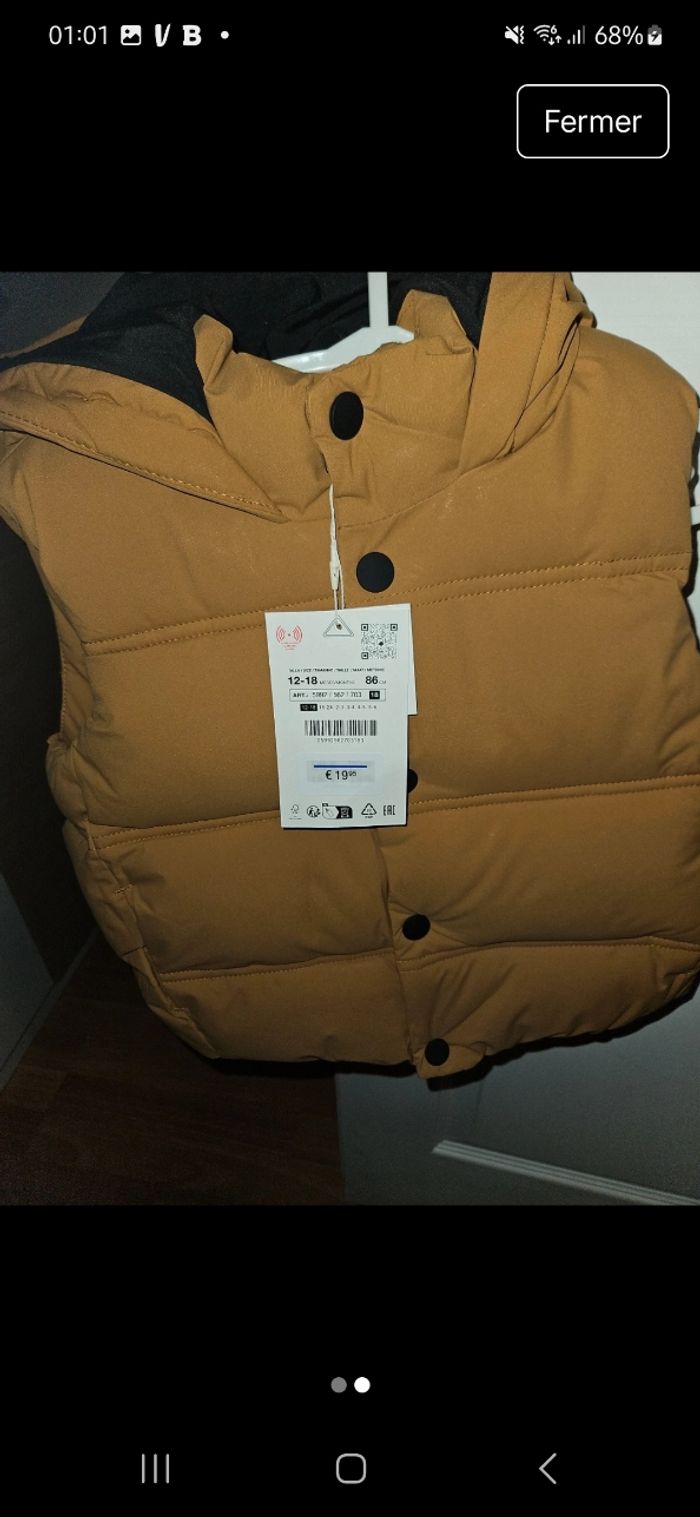 Doudoune sans manche bebe garçon - photo numéro 2