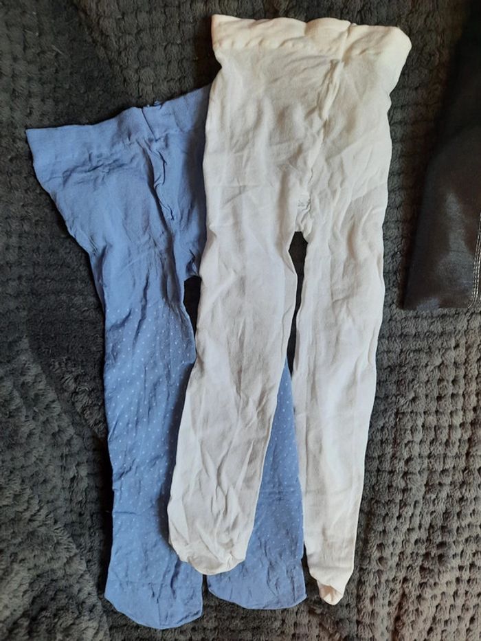 Lot de 2 collants fille - fin 19/22