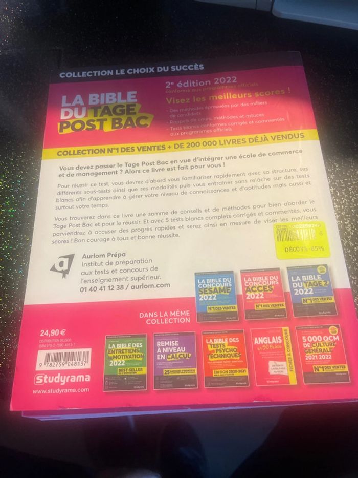 Lot de livre de la bible du Tage post bac - photo numéro 3