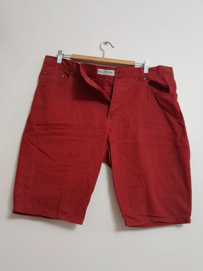 Short chino bordeaux