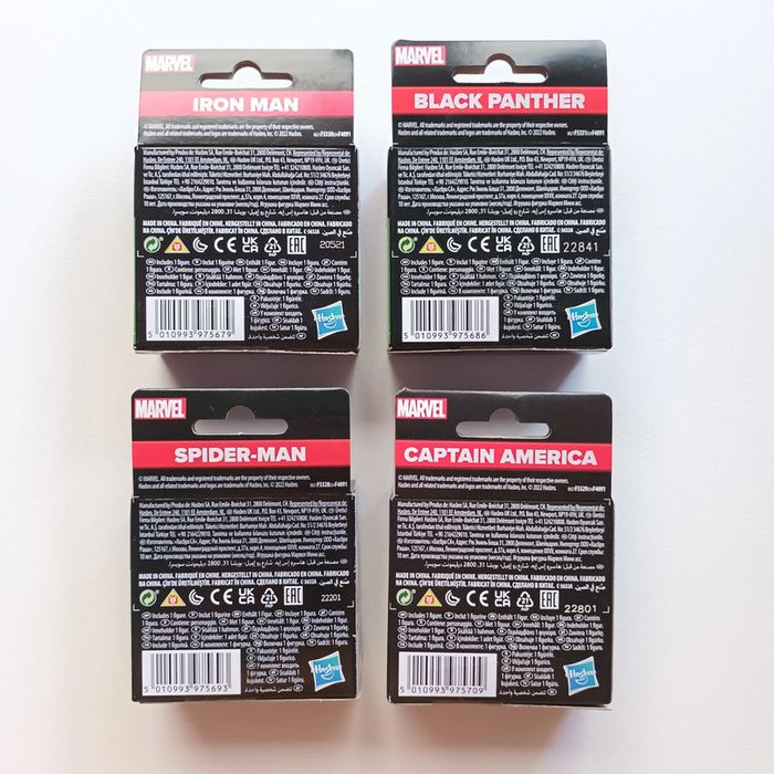 Lot de 4 Figurines Marvel -Spider Man -Iron Man -Black Panther -Captain America - photo numéro 4