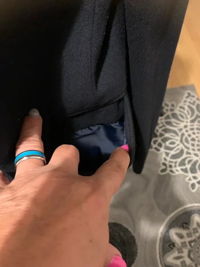 Blazer bleu marine taille 50 🍭🍭 - photo numéro 3