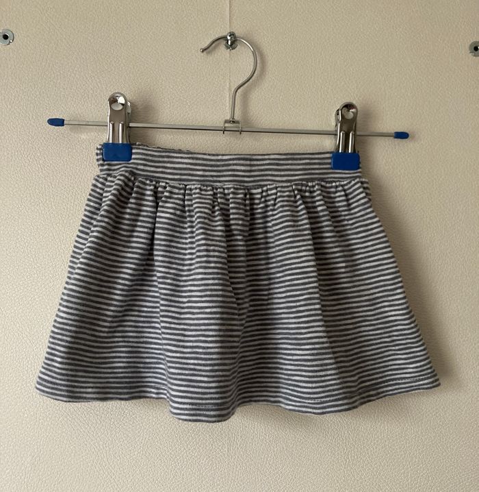 jupe fluide rayé bébé 18/24 mois