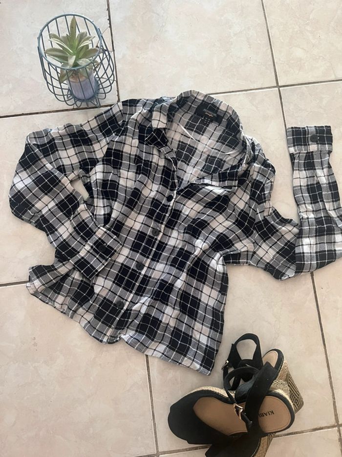 Chemise à carreaux Jennyfer – Taille M - photo numéro 2
