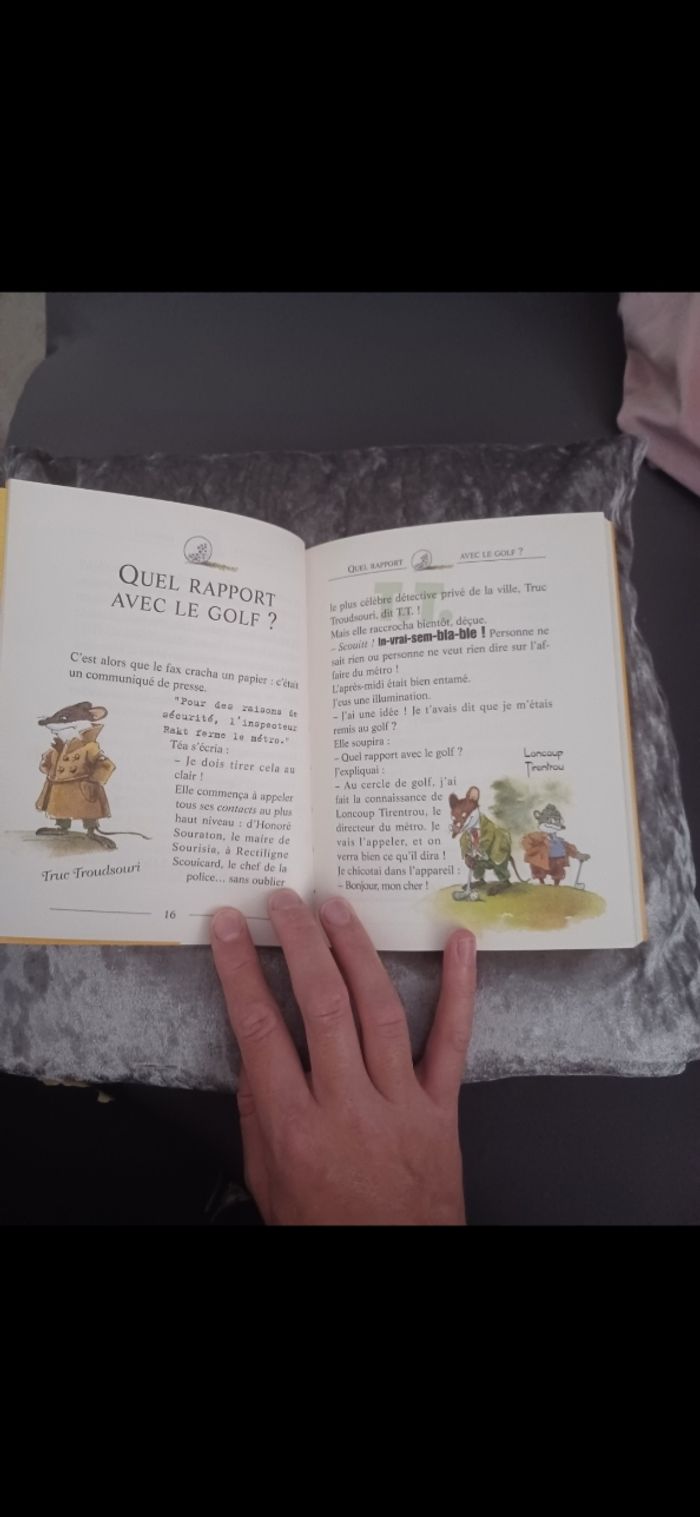 Livre Géronimo Stilton Tome 6: Le fantôme du métro 🚇 - photo numéro 2