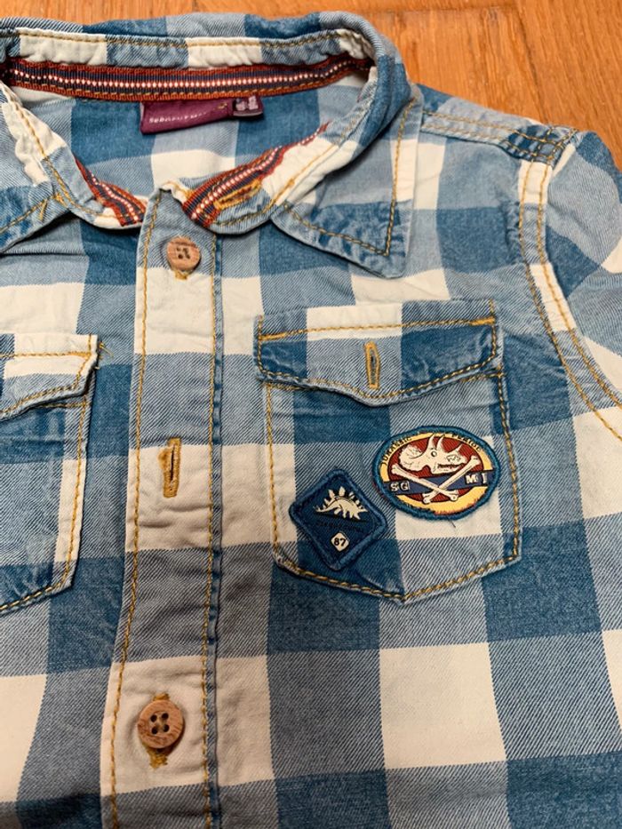 Lot 2 chemises sergent major 4 ans - photo numéro 2